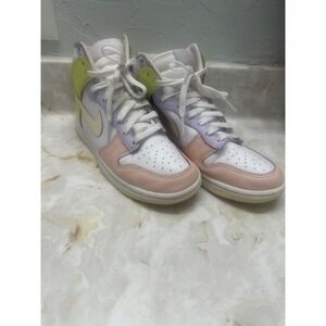 Nike Dunk High SE Pastel Color Block Women's Shoes Size‎ 8
